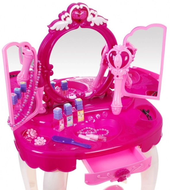 Princess Vanity Set with Accessories in Pink