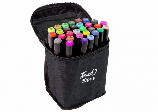 Double-Sided Alcohol Markers Set with Case