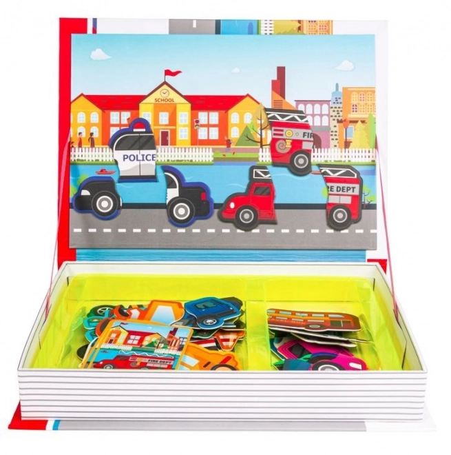 Magnetic Puzzle Vehicles Set