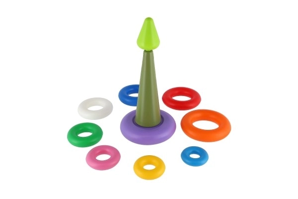 Colorful Ring Stacking Pyramid Toy