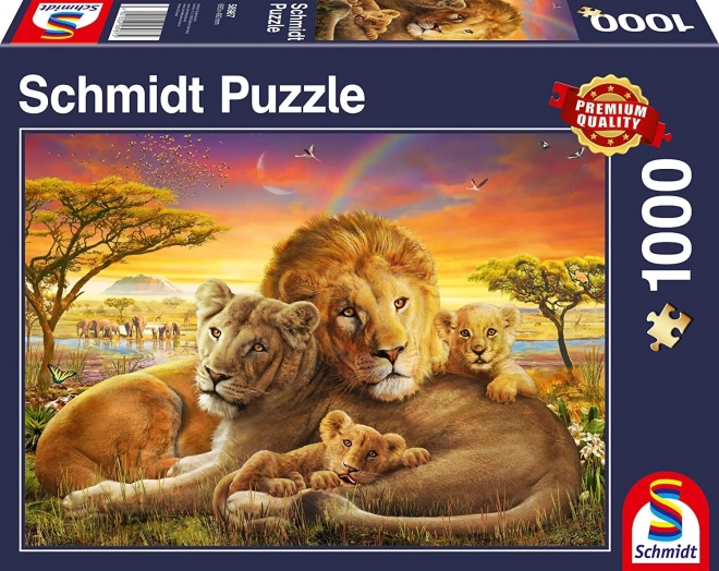 Schmidt Puzzle Playful Lions 1000 Pieces