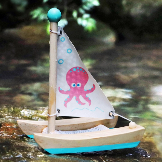 Small Foot Octopus Catamaran Bath Toy