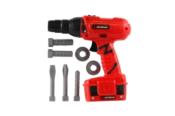 Cordless Toy Drill with Accessories and Sounds