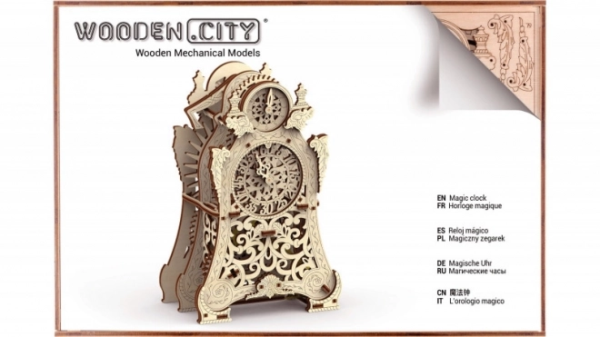 Wooden City Magic Clock 3D Puzzle