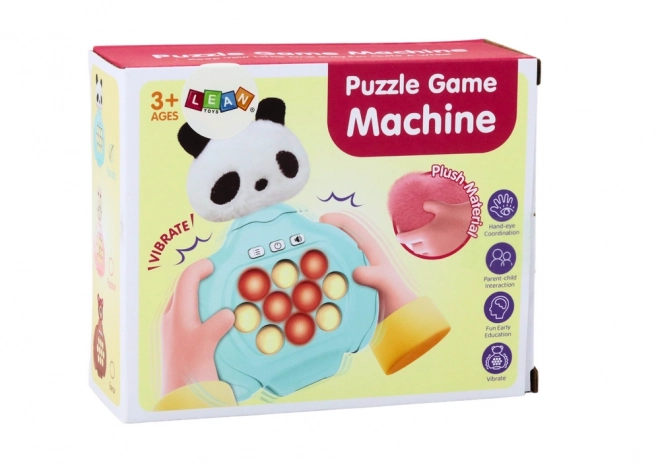 Pop-It Panda Plush Console Game with Sensory Vibration