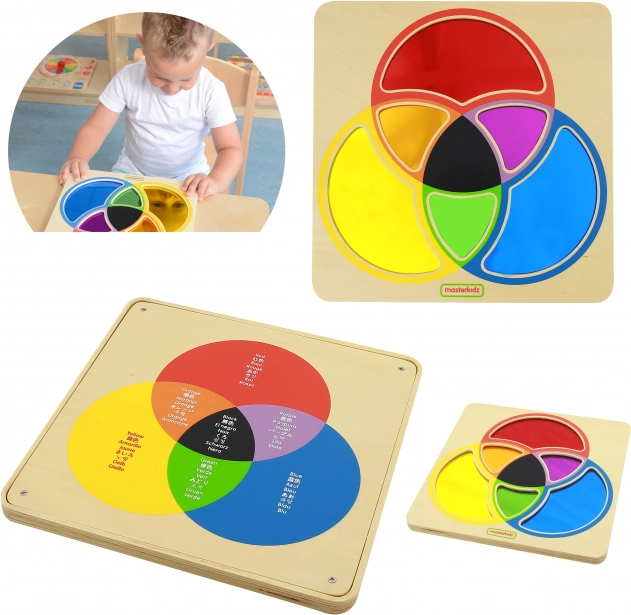 Lavagna educativa con specchio colorato di Masterkidz