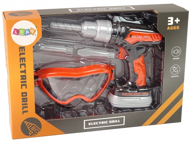 Battery-Powered Toy Drill Set for Kids