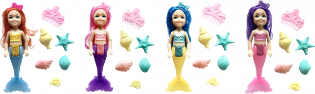 Mermaid doll 15 cm with accessories
