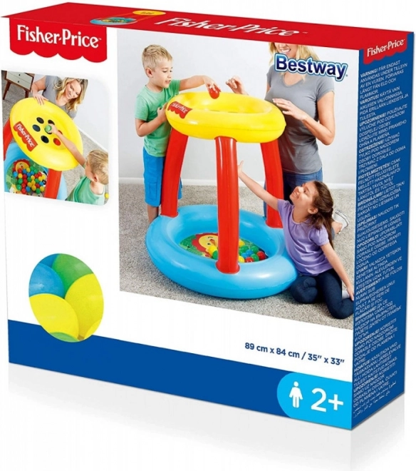 Fisher Price Cradle with Canopy and Balls Animal Friends 89 x 89 x 84 cm