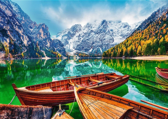 Jigsaw Puzzle Lake Braies Italy