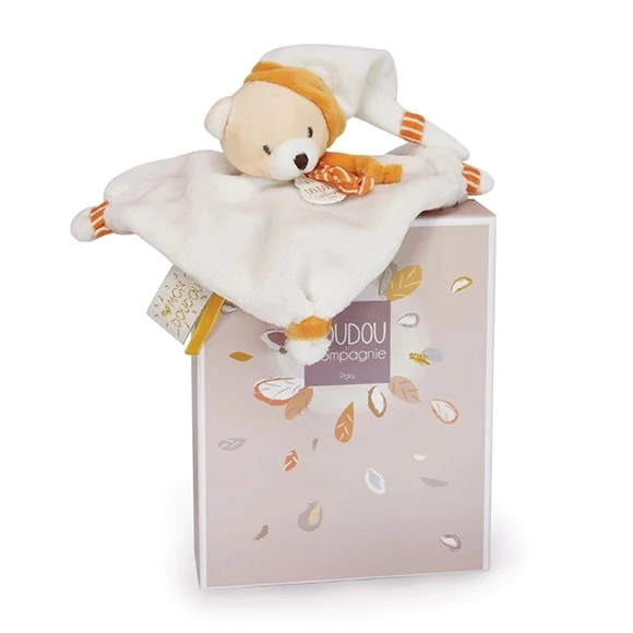 Doudou snuggle plush toy gift set