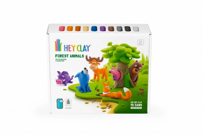 Hey Clay Forest Animals Modeling Clay Set