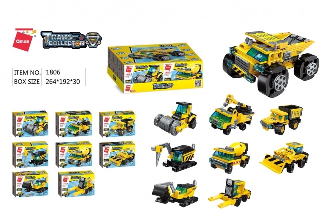 Qman Heavy Transporter Mini Construction Set