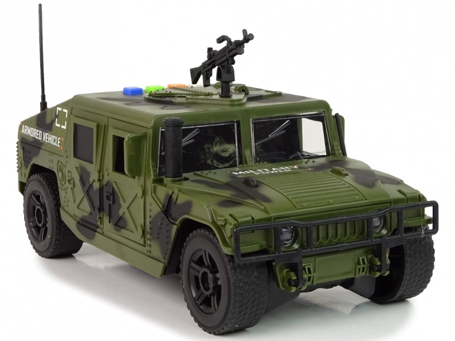 Military Vehicle with Friction Drive and Sound