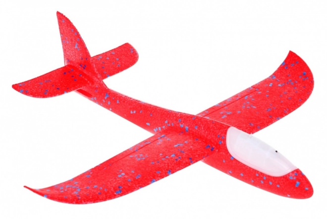 Foam Airplane Toy with Movable Tail and Light