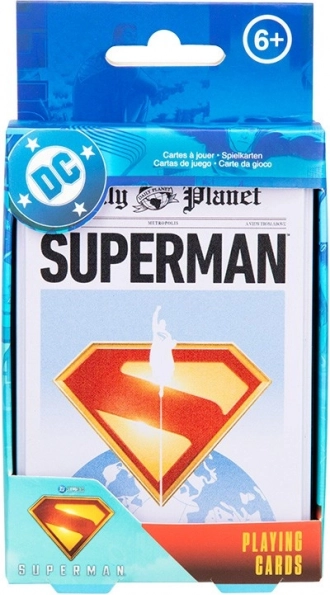 Igralne karte Superman v pločevinasti škatlici