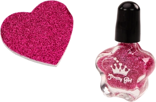 Vernis pailleté et lime