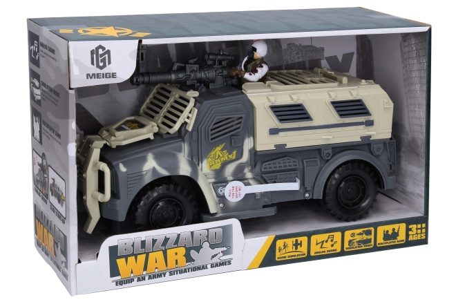 Military Vehicle with Sound and Light Effects