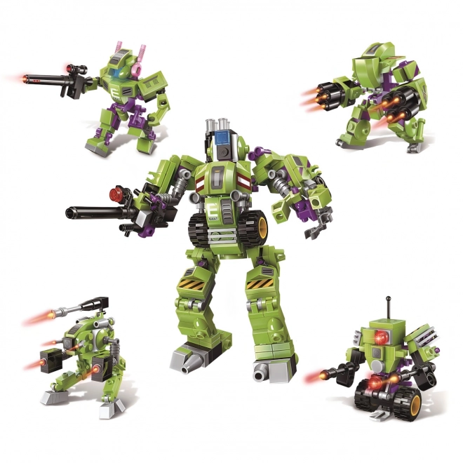 Qman Police Apocalypse Pioneer 4-in-1 Building Set