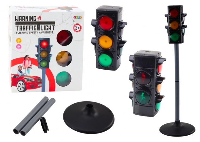 Educational Traffic Light Toy with Sound and Light