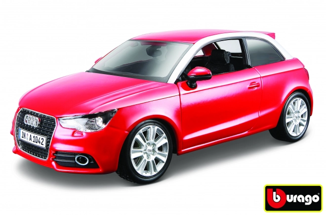 Red Audi A1 Die-Cast Model Car 1:24 by Bburago