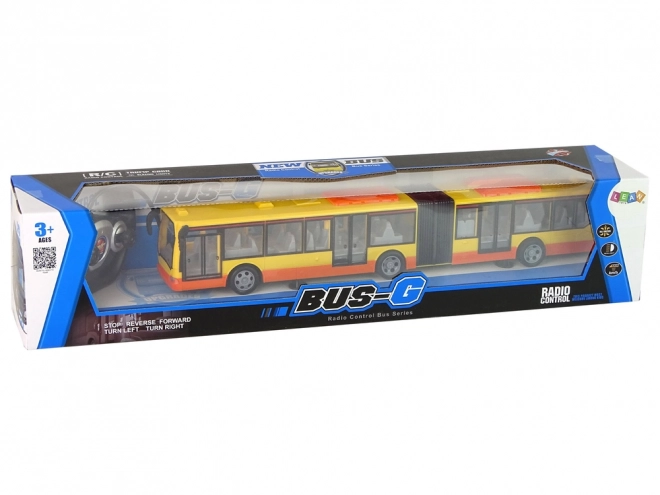 Remote Control Orange Articulated City Bus