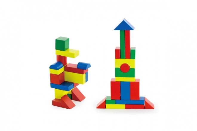 Wooden Building Blocks Set