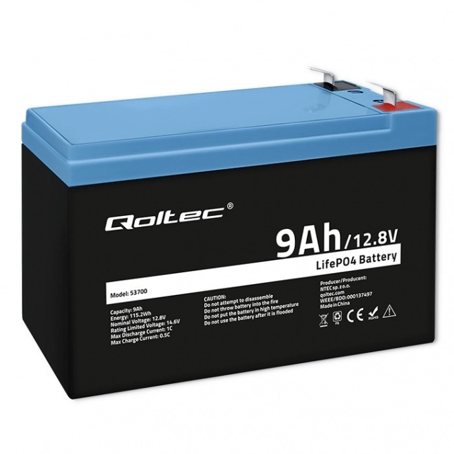 Akumulátor LiFePO4 s BMS 12,8V 9Ah