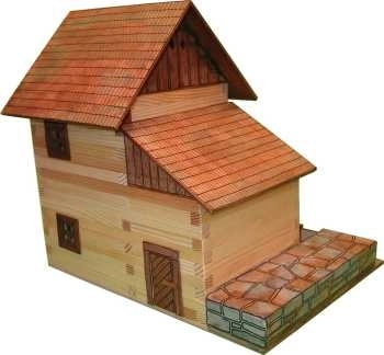 Wooden Building Kit Water Mill