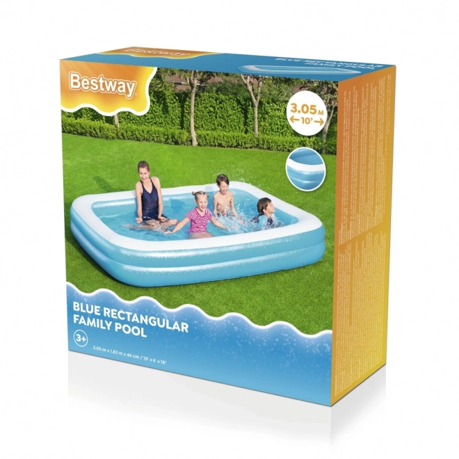 Inflatable Rectangle Garden Pool for Kids 6+