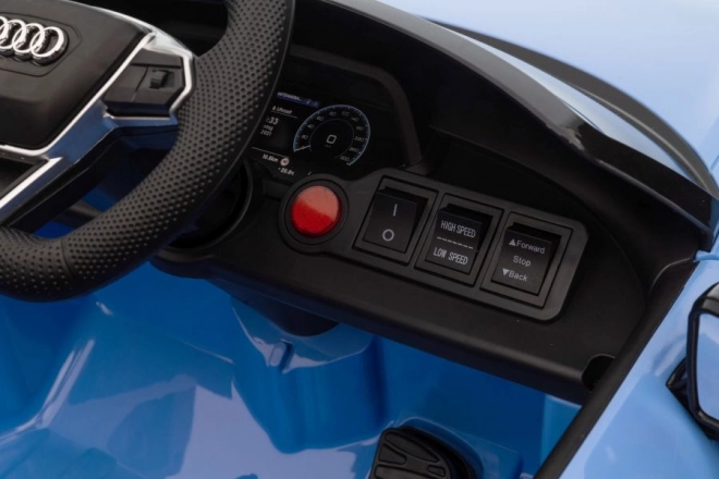 Battery-Powered Audi E-Tron GT Blue Ride-On Car