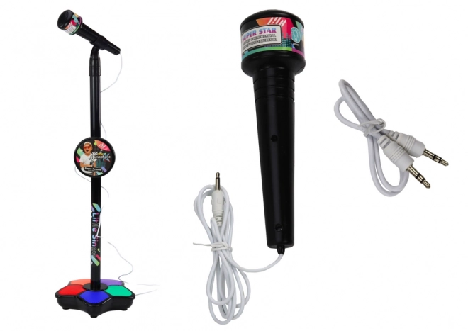 Adjustable Children's Microphone with Stand