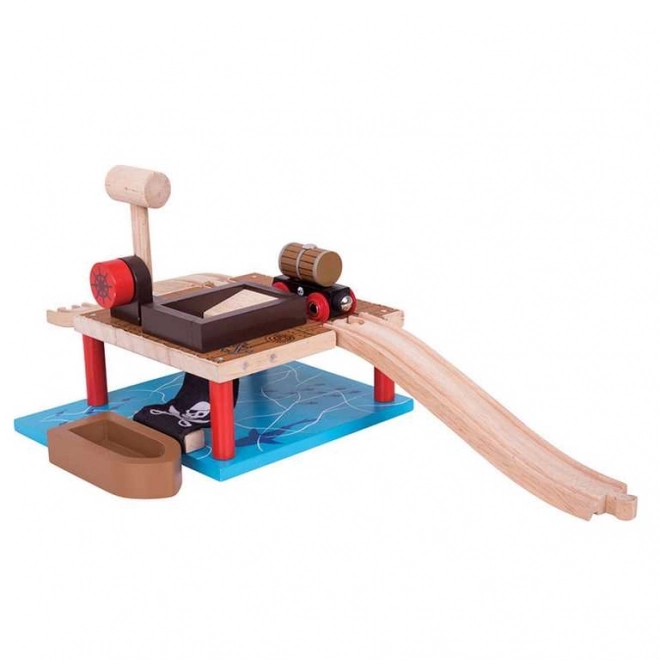 Bigjigs Rail Barrel Loading Set