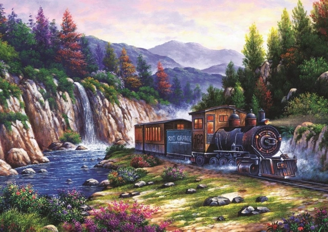 Train Travel Jigsaw Puzzle 1000 Pieces