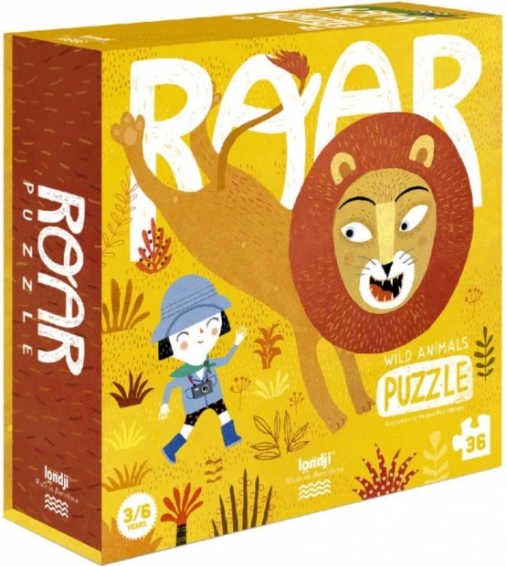 Londji Puzzle Wild Animals 36 Pcs