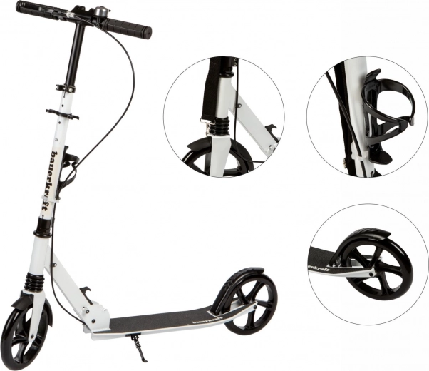 Gladka vožnja zahvaljujoč velikim kolesom in vzmetenju