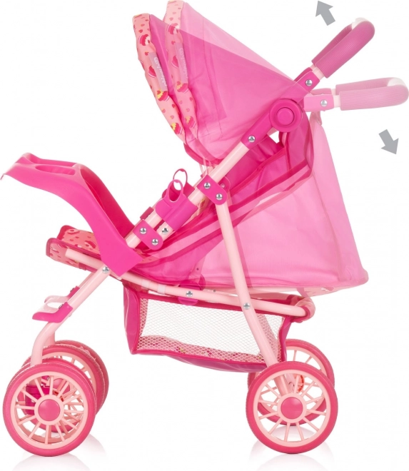 Sport Stroller for Dolls - Chipolino Dolly Cupcakes