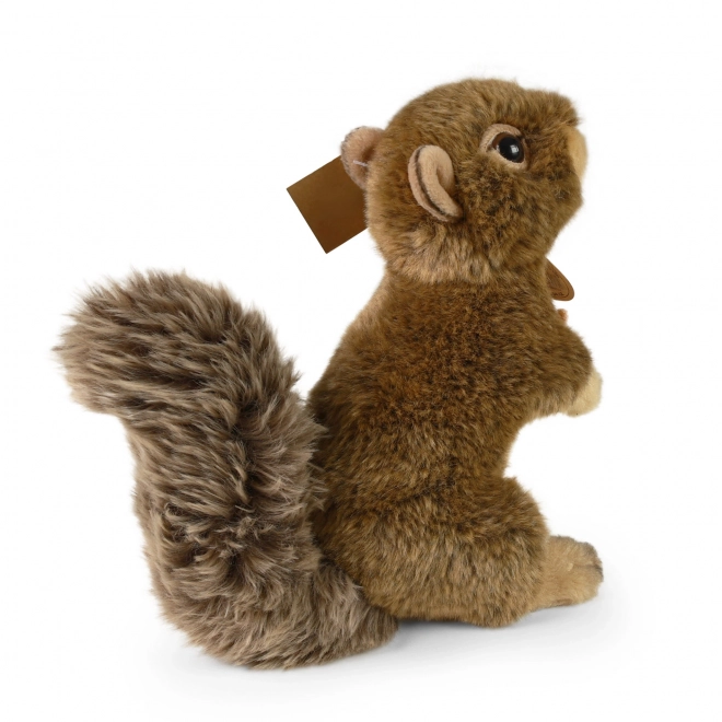 eco-friendly plush squirrel with nut