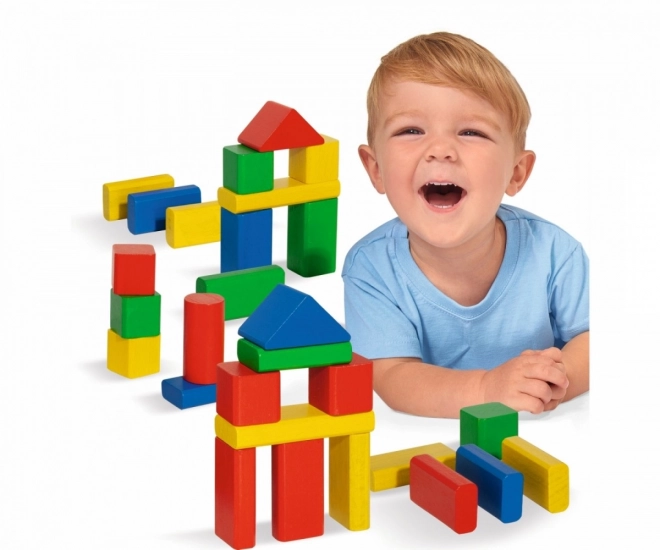 Colorful Building Blocks Bucket Set