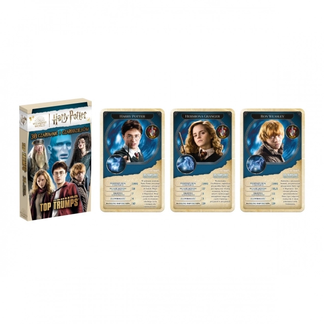 Card Game Top Trumps Harry Potter 30 Witches and Wizards