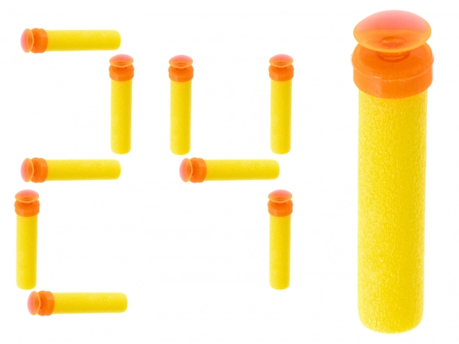 Kompatible Schaumstoffpfeile für Nerf Gelb 24er Pack