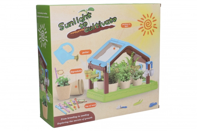 Small Greenhouse Gardening Set