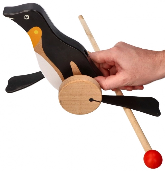 Goki Holz Ziehspielzeug Pinguin