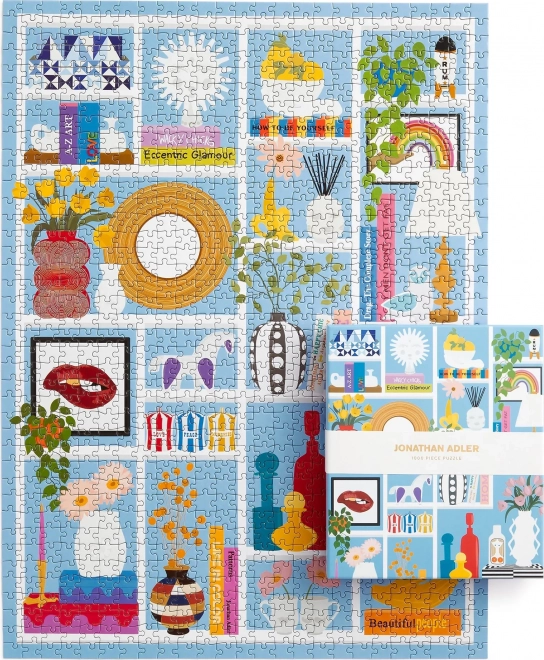 Galison Jonathan Adler Shelfie 1000 Piece Puzzle