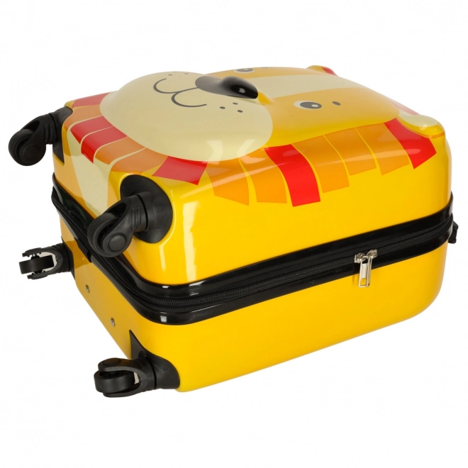 Children's Carry-On Luggage with Lion Design