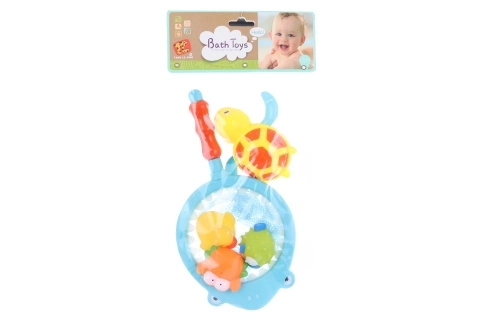 Bath Animal Set with Shark Net