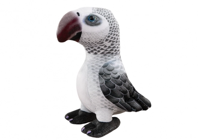 Plush Grey Parrot Toy