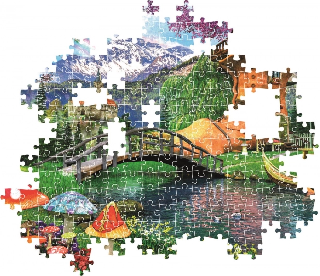 High Quality Old Shoe House Puzzle 500 Pieces