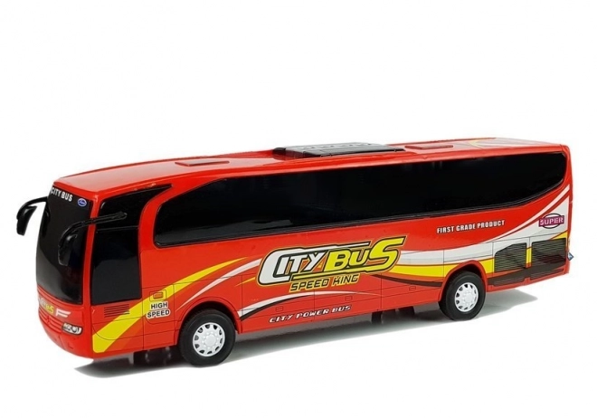 Red City Bus Toy Model