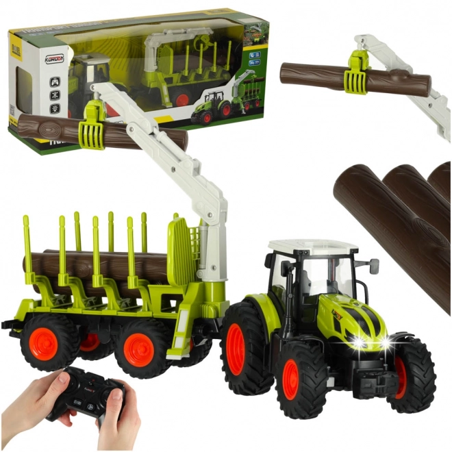 Trattore RC con supporto